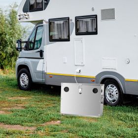 Battery Box Group 24/31 Stainless Steel Shell For Cars & Trolling Motors (Option: Silver)