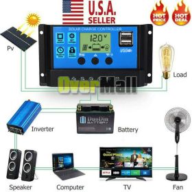 20-80A MPPT Solar Panel Regulator Charge Controller Auto Focus Tracking 12,24V (Option: W12595999)