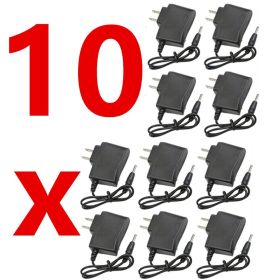 10Pcs Corded Wall Charger Home Travel AC DC Charger Power Supply Adapter US Plug (Option: 10PCS)