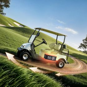 36V 105Ah Golf Cart Lithium Battery With LCD Monitor And 4000+ Cycles (Option: Multicolor)